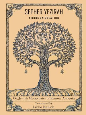 cover image of Sepher Yezirah, a Book on Creation